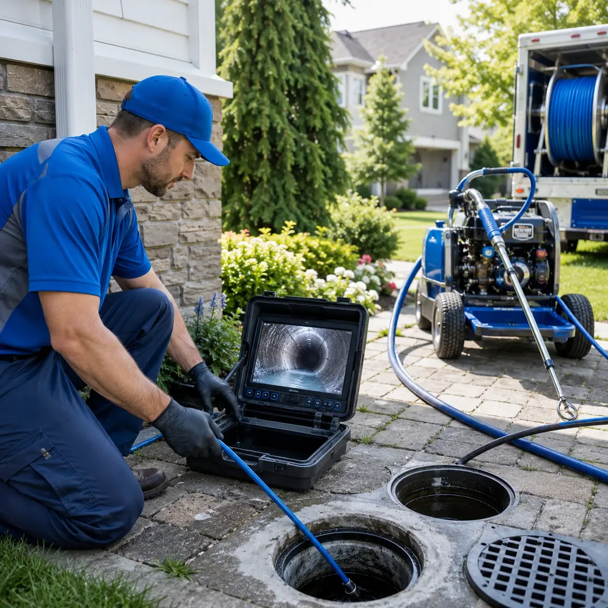 Outdoor drain cleaning professionals serving Milton, WI