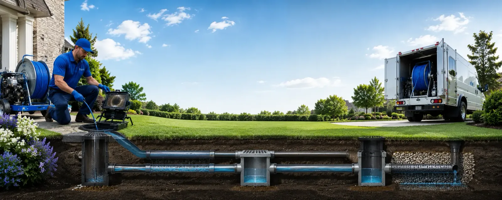 Outdoor drain cleaning information for Milton, WI